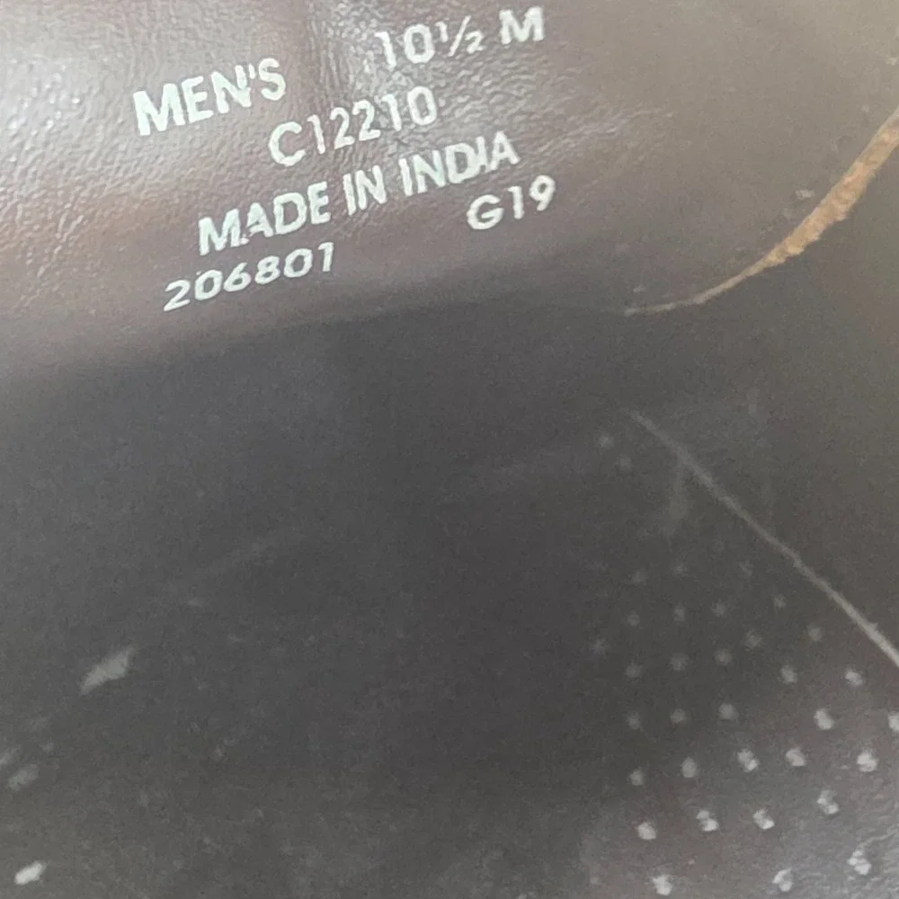 Cole Haan Williams Derby Shoes Mens 10.5 Tan Leather Wingtip‎ Brogue Oxford